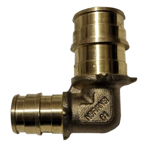 1 Pc. XFITTING 1/2" x 3/4" Pex A Elbow, Expansion Reducing Elbow 29-5-7=1 - Picture 1 of 2