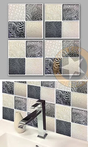 4 X AUFKLEBER STICKER FÜR FLIESEN BAD KÜCHE (CR012) - Bild 1 von 1