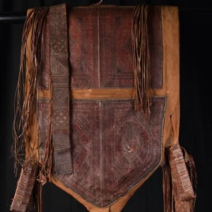 Tassoufra Bag Leather XIX ° Th Century African Art Ethnic Ethnography Tuareg - Picture 1 of 18