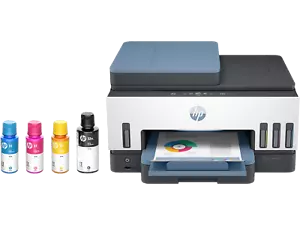 HP Smart Tank 7602e All-in-One InkJet Printer, Color Mobile Print, Copy, Scan, - Picture 1 of 10