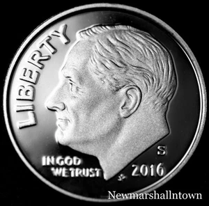 2016 S  Roosevelt Dime Silver Proof ~ US Coin from Mint Proof Set   - Picture 1 of 2