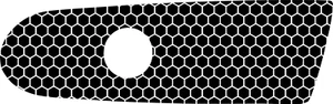 Inserto de filtro de aire hexagonal blanco M8 reemplaza stock 107 114 HD inserto EE. UU. - Imagen 1 de 6