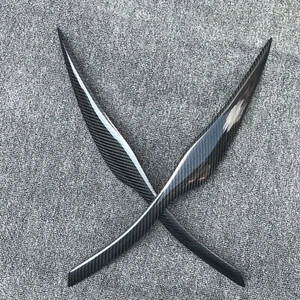 Faro de párpado de ceja de fibra de carbono real para BMW Serie 3 E90 E91 M3 2006 2012 - Imagen 1 de 12