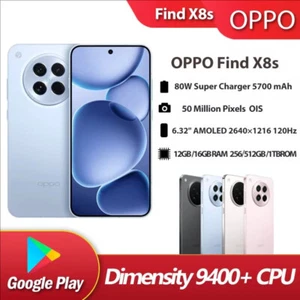 OPPO Find X8s AI 5G Dimensity 9400+ 120HZ NFC OTA IP68 80W Flash Charging 50MP - Picture 1 of 18