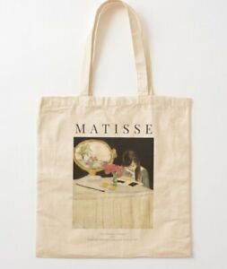 Matisse The Painting Lesson Tote Bag - %100 Premium Quality Cotton Art Bag