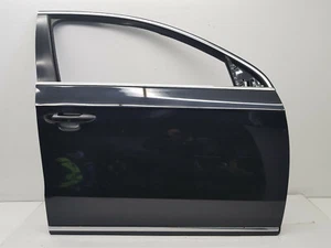 2014 VW PASSAT B7 SALOON FRONT UK RIGHT O/S BARE DOOR WITH GLASS IN BLACK LC9X - Picture 1 of 12