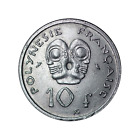 POLYNESIE FRANCAISE ; 10 Francs  ; 1967 ; MARIANNE,TIKI / LC26