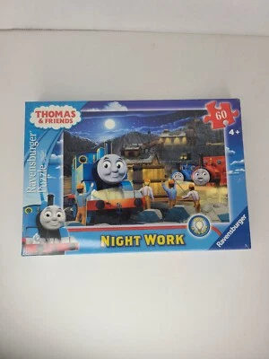 Rompecabezas de trabajo nocturno Ravensburger Thomas & Friends 60 piezas que brilla en la oscuridad  Foto 1 de 4