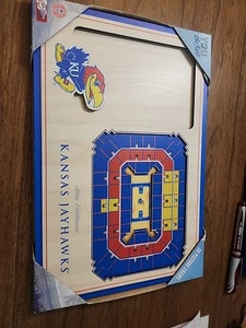 Brown Kansas Jayhawks 3D StadiumViews Picture Frame - Picture 1 of 2