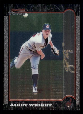 1999 Bowman Chrome Gold #46 Jaret Wright - Image 1 of 2