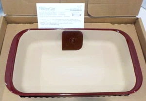Panadero de gres arándano mediano Pampered Chef 1377 nuevo en caja - Imagen 1 de 4