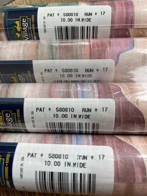 Лот из 4 новых деревенских обоев рулон границы 5 ярдов x 10 дюймов ОКРАШЕННАЯ ПУСТЫНЯ - Изображение 1 из 3