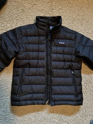 Chaqueta de Plumón Patagonia Jóvenes Niños Unisex Talla 7/8 Pequeña Negra Foto 1 de 3