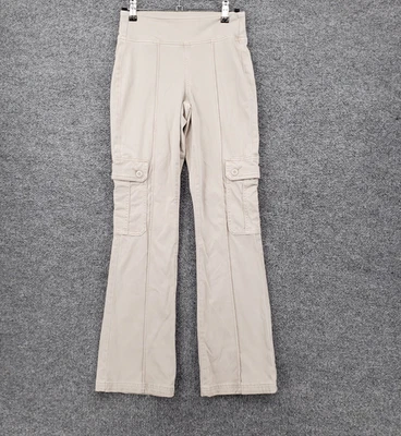 Pantalones American Eagle para mujer XS beige cargo siguiente nivel elásticos tiro medio tirar Foto 1 de 4
