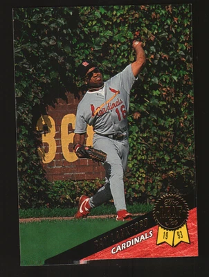 1993 Leaf Baseball #297 - Ray Lankford - St. Louis Cardinals  93-731 - Image 1 of 2