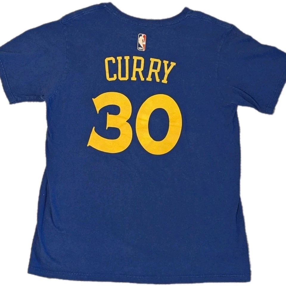 Camiseta Adidas Stephen Curry Golden State Warriors 13 NBA Azul Talla Mediana  Foto 1 de 4