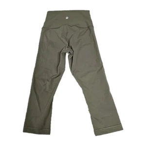 Tren ajustado Lululemon Wunder de tiro alto Luxtreme 17" verde oliva para mujer talla 2 - Imagen 1 de 8