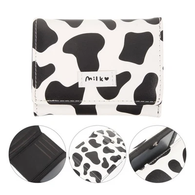 1pc Cash Wallet PU Wallet Cartoon Cow Pattern Wallet Change Wallet for Women - Image 1 of 4