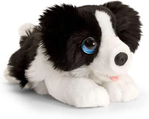 Animale di peluche cane border collie peluche conchiglia giocattoli, cucciolo di stoffa circa 25 cm - Foto 1 di 2