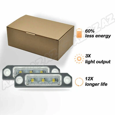 Luz de etiqueta LED completa de 2 piezas para Ford Mustang Focus Fusion Flex Taurus Foto 1 de 4