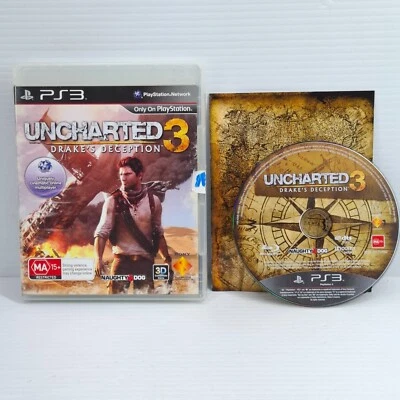 Uncharted 3: Drake's Deception - Playstation 3 (PS3) Complete With Manual - PAL - Image 1 of 2