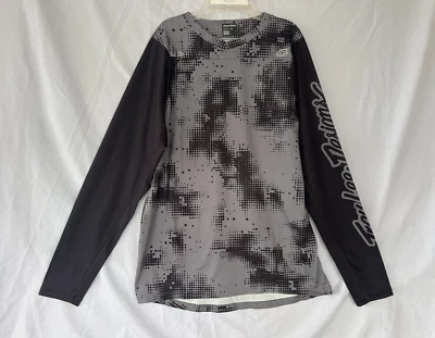 Troy Lee Designs TLD Mens Skyline Chill Bike Jersey Black/Gray Medium CLOSEOUT - Image 1 of 3