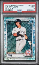 2020 BOWMAN CHROME MEGA BOX BCP139 ANTHONY VOLPE PSA 9 MINT