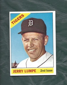 Tarjeta de béisbol 1966 Topps #161 Jerry Lumpe Detroit Tigers excelente+ - Imagen 1 de 2