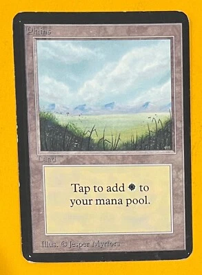 MTG  PLAINS Alpha (OldManMTG 008-418) - Image 1 of 3