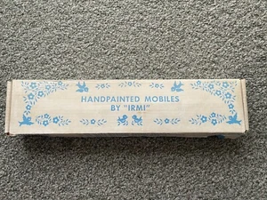 Vintage Wood Hand Painted By Irmi Mother Goose Humpty Musical Mobile In Box Mint - Picture 1 of 8