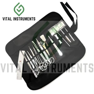 Kit dissezione grande per animali college scelta insegnante veterinario 16 pz con custodia - Foto 1 di 1