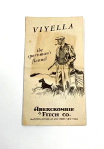 Vintage Abercrombie & Fitch Co. VIYELLA Flannel Brochure with Fabric Swatches NY - Picture 1 of 12