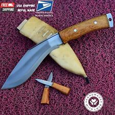 Mini Kukri Knives- British Hunting Kukri- Hand Forged Kitchen Knife- Full Tang