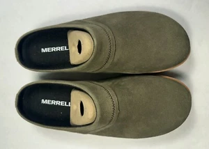 New Merrell Womans Juno Clog Suede Size 7.5 Olive - Bild 1 von 6