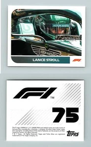 Lance Stroll #75 Formula 1 Season 2021 Topps Sticker - Picture 1 of 1