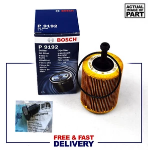 GENUINE BOSCH OIL FILTER AND DRAIN SUMP PLUG P9192 ADV180101 - Picture 1 of 1