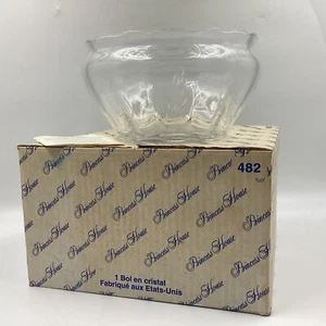 Vintage Princess House Hand Blown Crystal Bowl 482 Heritage Pattern (H2) NS#8623 - Picture 1 of 7