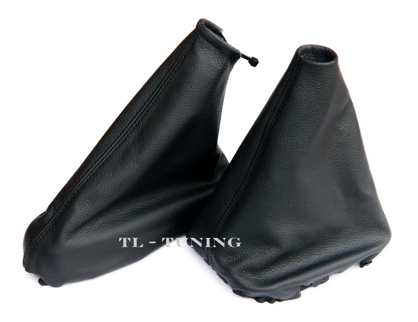 Renault Laguna 2  Bj. 2001 - 2005 Schaltsack + Handbremssack Echt Leder Schwarz - Bild 1 von 1