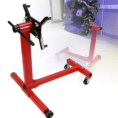 Motorständer bis zu 450kg Rollen Motorheber, Getriebeheber, Getriebehalter 360° - Bild 1 von 4