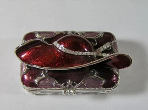 Red Hat Society 1,5"x 2,5" emailliertes Schmuckstück/Pillendose - Bild 1 von 4