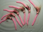 Irideus Horner's Pulaski New York Pink Worm Steelhead fly Fishing Flies River