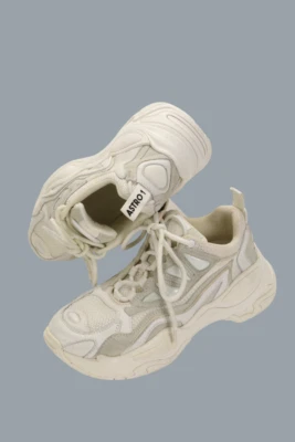 Zapatillas Sandro Astro 1 Mujer EU 37 / UK 4 Suela Gruesa Parte Superior Baja Con Cordones Foto 1 de 4