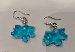 Handmade Cute Dino Earrings - Picture 1 of 2