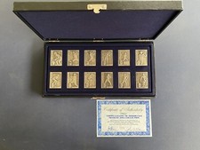 1984 Topps Gallery of Immortals/Champions SOLID STERLING SILVER set of 12 #147