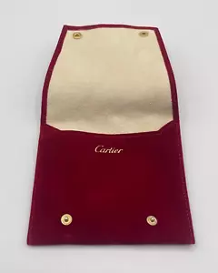 Cartier pochette personalizzata customized travel box clutch rosso senza cuscino - Foto 1 di 6