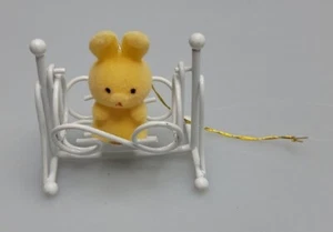 Avon Spring Bunny Collection Bunny in Cradle Ornament Easter - Picture 1 of 6