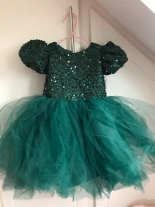 Etsy Green sequin tutu dress age 3 - Picture 1 of 2