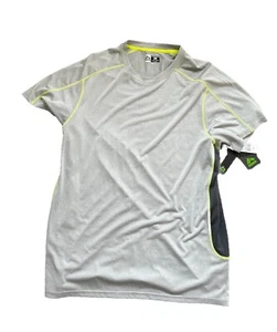 Neu mit Etikett RBX Reebox Herren trockene Passform Performance T-Shirt Rundhalsausschnitt kurzärmlig grau XXL - Bild 1 von 4