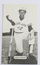 1977 JD McCarthy Toronto Blue Jays Postcards Bobby Brown