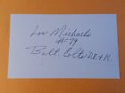 Lou Michaels (D 16) Signed Index Card-Colts, Rams, Steelers, Packers, Kentucky-D